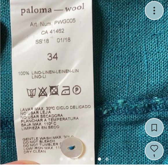 Paloma Wool Tabule Top sz 34 - Picture 6 of 6